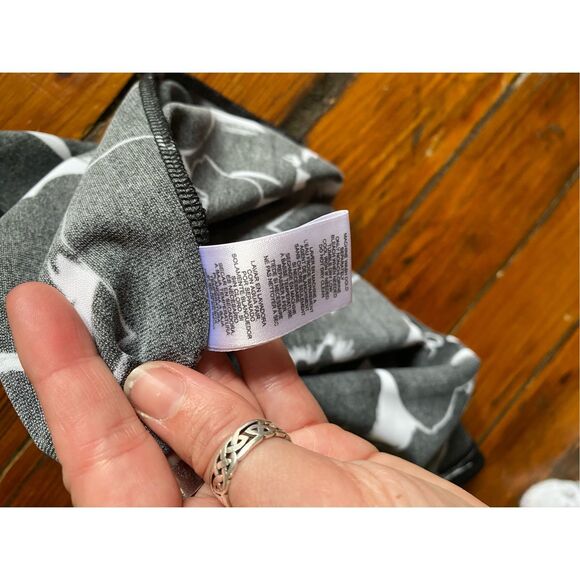 MICHAEL Michael Kors Black and White Floral Halter Sheath Dress Size 10 - Picture 7 of 11